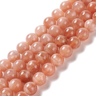 Natural Sunstone Beads Strands G-A205-28C-1