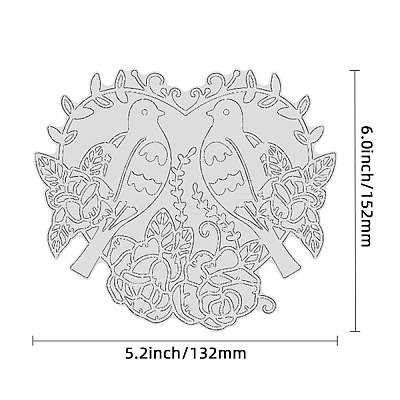 Carbon Steel Hot Foil Plate Metal Dies DIY-WH0226-022-1