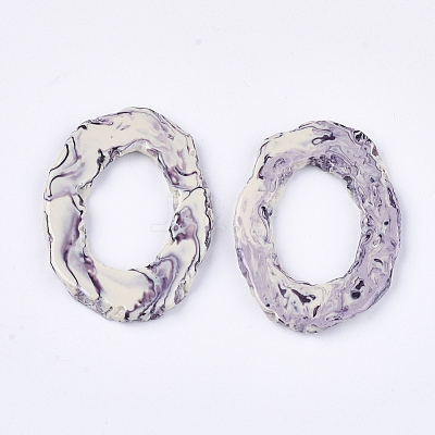Half Drilled Resin Beads RESI-S374-31E-1
