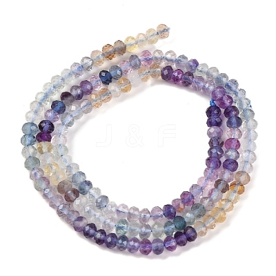 Natural Fluorite Beads Strands X-G-F770-D08-03-1