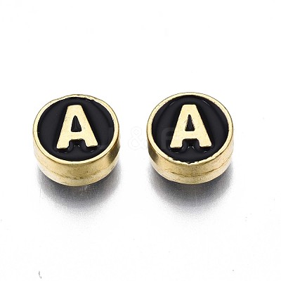 Alloy Enamel Beads ENAM-N052-006-02A-RS-1