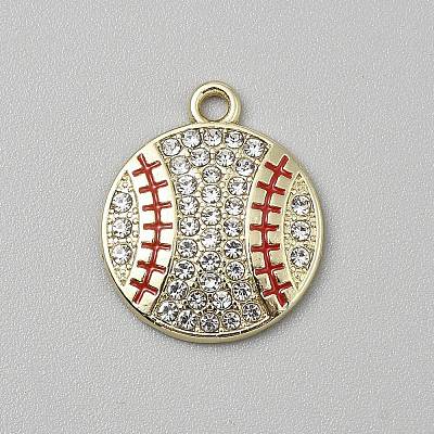 Alloy Rhinestone Pendants FIND-CJC0016-50A-1