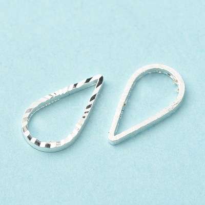 Brass Linking Rings KK-F831-017A-S-RS-1