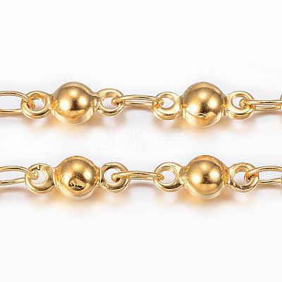 Ion Plating(IP) 304 Stainless Steel Bar Link Chains CHS-H009-20G-1