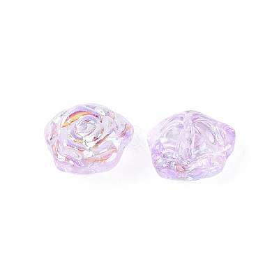 Electroplate Transparent Glass Beads Strands LS-EGLA-N056-02A-03-1