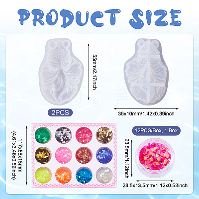Fish DIY Silicone Molds DIY-TA0011-28D-1