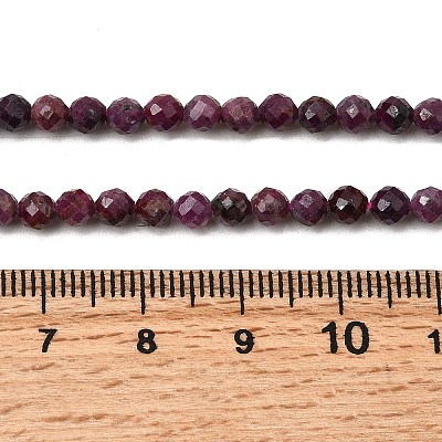 Natural Ruby Beads Strands G-C181-B06-03-01-1