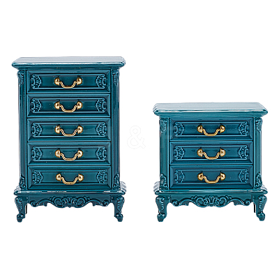 2Pcs 2 Styles Plastic Cabinet DIY-GO0002-36-1