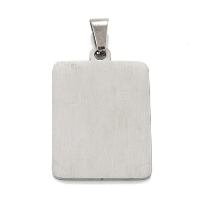 Non-Tarnish 304 Stainless Steel Pendants STAS-K216-48D-P-1