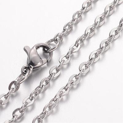 Non-Tarnish 304 Stainless Steel Necklace MAK-K004-05P-1