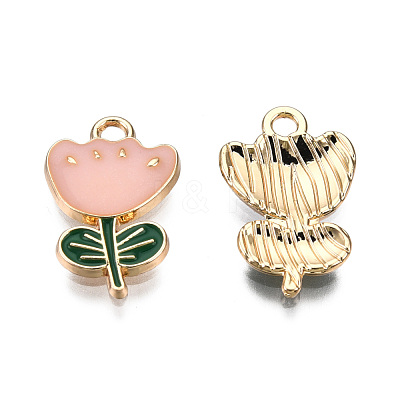 Eco-Friendly Zinc Alloy  Pendants ENAM-R051-07-03G-NR-1