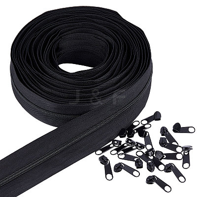 Nylon Invisible Widen Zipper Fastener FIND-BC0001-69A-1