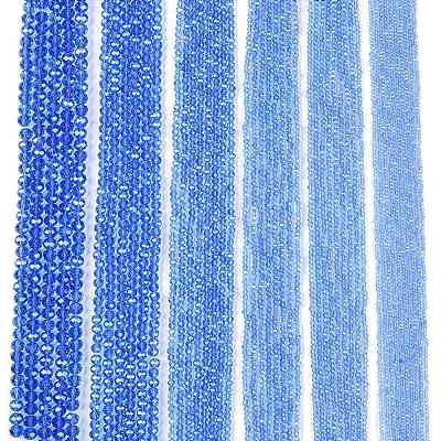 Electroplate Glass Beads Strands EGLA-A044-T6mm-A14-1