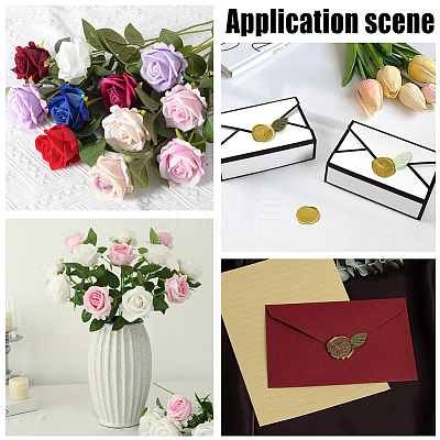 100Pcs 2 Colors Cloth Artificial Leaves AJEW-CY0002-82-1