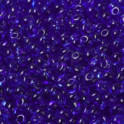 Transparent Colours Glass Seed Beads X1-SEED-P006-02A-16-1
