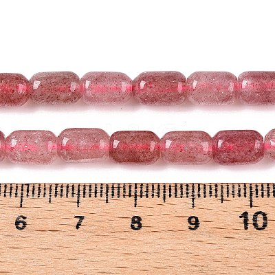 Natural Strawberry Quartz Beads Strands G-G980-29B-1