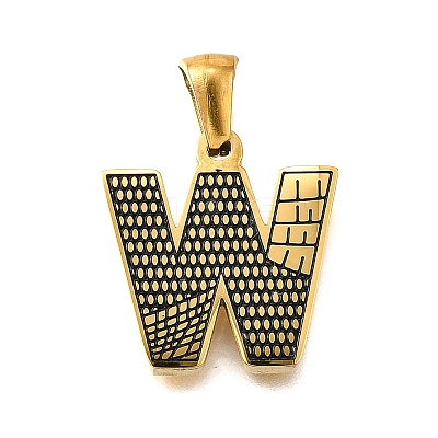 Golden 304 Stainless Steel Pendants STAS-K300-01G-W-1