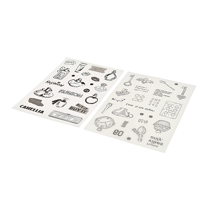 Black and White Series Picture Stickers STIC-Q005-03C-1
