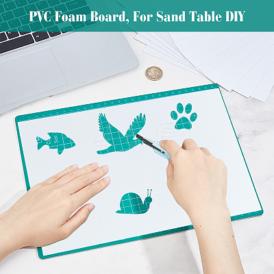PVC Plastic Foamed Boards LS-AJEW-WH0528-23-1