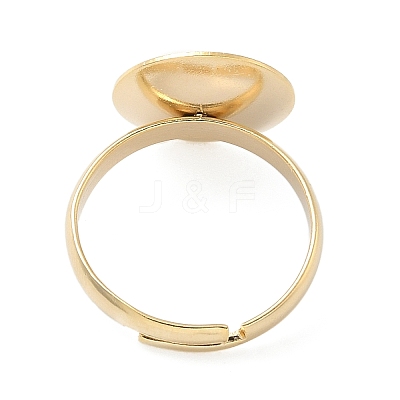 Adjustable Brass Pad Ring Setting KK-K414-01A-G-1
