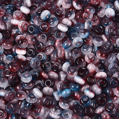 Imitation Cat Eye Glass Seed Beads SEED-N007-31F-1
