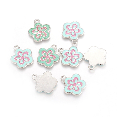 Alloy Enamel Pendants LS-EAP073Y-4-1