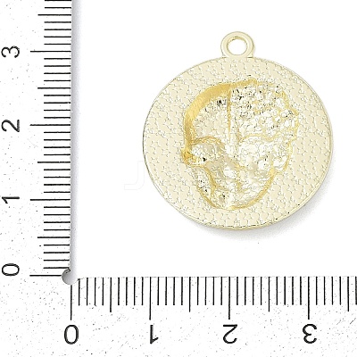Gothic Alloy Enamel Pendants PALLOY-R151-66G-01-1