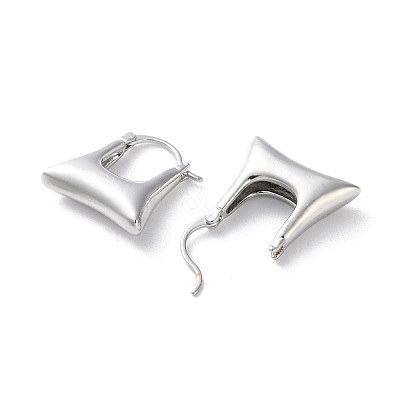 Rack Plating Brass Hoop Earrings EJEW-S241-21P-1