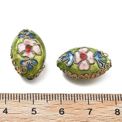 Handmade Cloisonne Beads CLB-Q002-09C-1