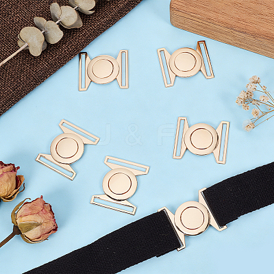 6 Sets Zinc Alloy Side Release Buckles FIND-BC0019-63LG-1