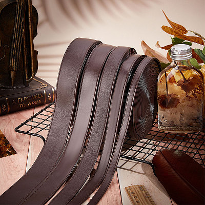 Flat PU Imitation Leather Cord LC-WH0006-05B-01-1
