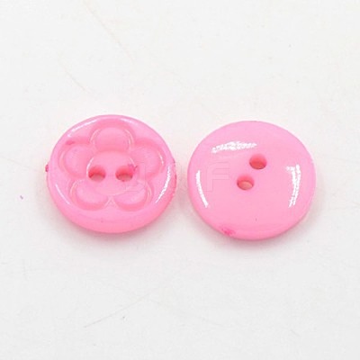 Acrylic Sewing Buttons for Clothes Design X-BUTT-E083-F-08-1