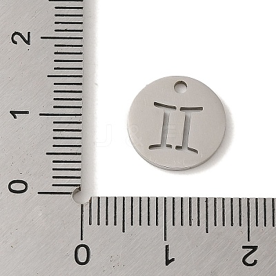 Non-Tarnish 201 Stainless Steel Charms STAS-E217-10P-11-1