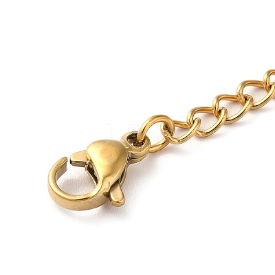 10Pcs 5 Size Ion Plating(IP) 304 Stainless Steel Chain Extender STAS-E192-03G-1