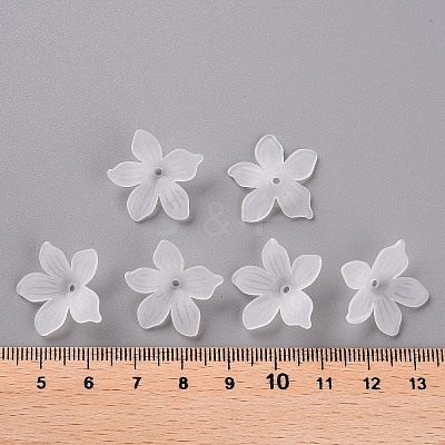 Frosted Acrylic Bead Caps LS-X-MACR-S371-05A-701-1