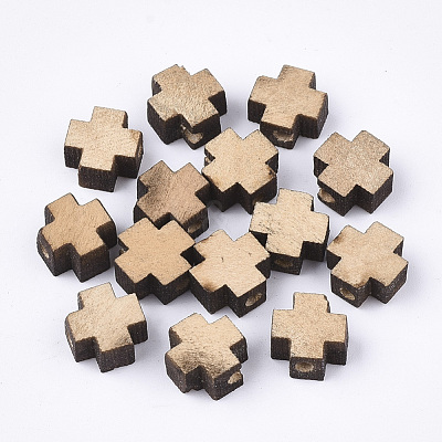 Natural Wooden Beads WOOD-S050-42A-03-1