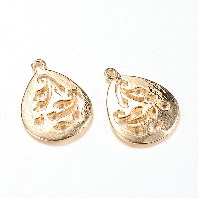 Brass Pendants KK-R037-33KC-1