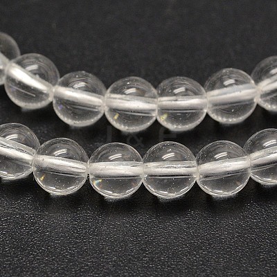 Synthetic Quartz Round Bead Strands PIEG-J002-16-6mm-1