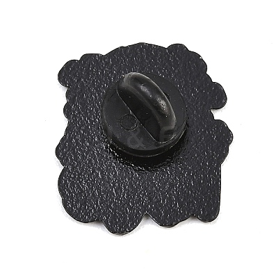 Halloween Alloy Enamel Lapel Pin Backs JEWB-P057-03EB-1