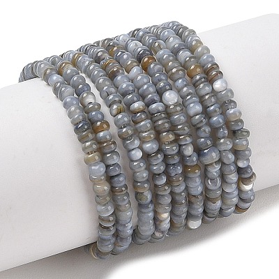 Natural Freshwater Shell Beads Strands SHEL-P017-01A-13-1