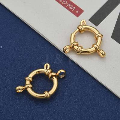 304 Stainless Steel Spring Ring Clasps X-STAS-H558-29G-1
