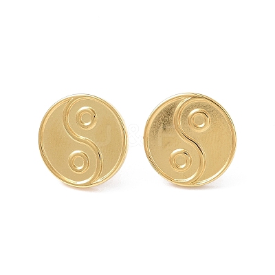 Ion Plating(IP) 304 Stainless Steel Stud Earring for Women EJEW-I285-27G-1
