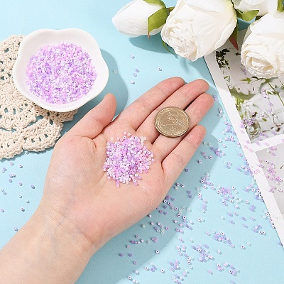 20G 4 Colors Cylinder Seed Beads SEED-YW0003-05A-1