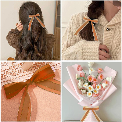 1Roll Solid Color Organza Ribbons ORIB-CY0001-03B-1