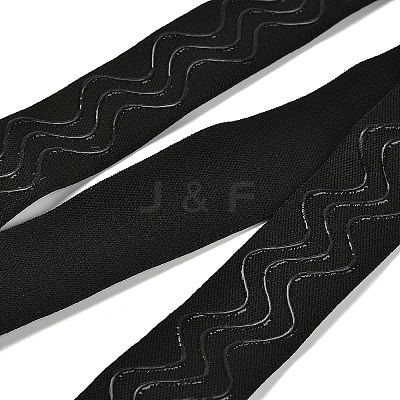 10 Yards Polyester Non Slip Knitted Elastic Belt EW-XCP0001-16-1