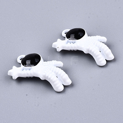 Spray Painted Alloy Pendants X-ENAM-S127-029-RS-1