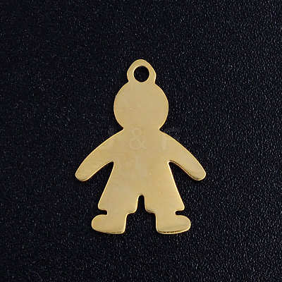 Ion Plating(IP) 304 Stainless Steel Pendants STAS-Q201-JN327-2-1
