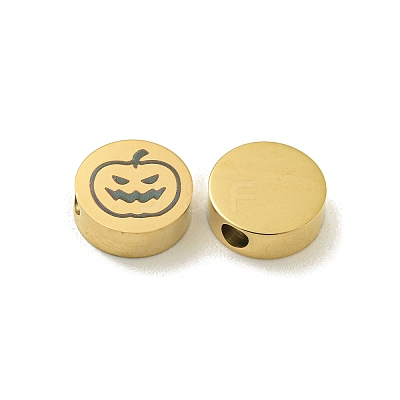Halloween 304 Stainless Steel Beads STAS-U017-01G-D-1