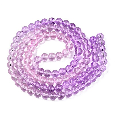 Baking Paint Transparent Glass Beads DGLA-M001-8mm-01-1