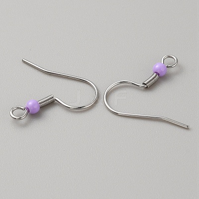 304 Stainless Steel Earring Hooks LS-STAS-WH0027-64P-10-1